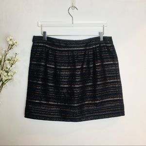 🌜3/$25 J.Crew Factory| Metallic Tweed Mini Skirt